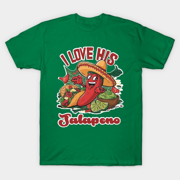 I love his jalapeno T-Shirt by Qrstore